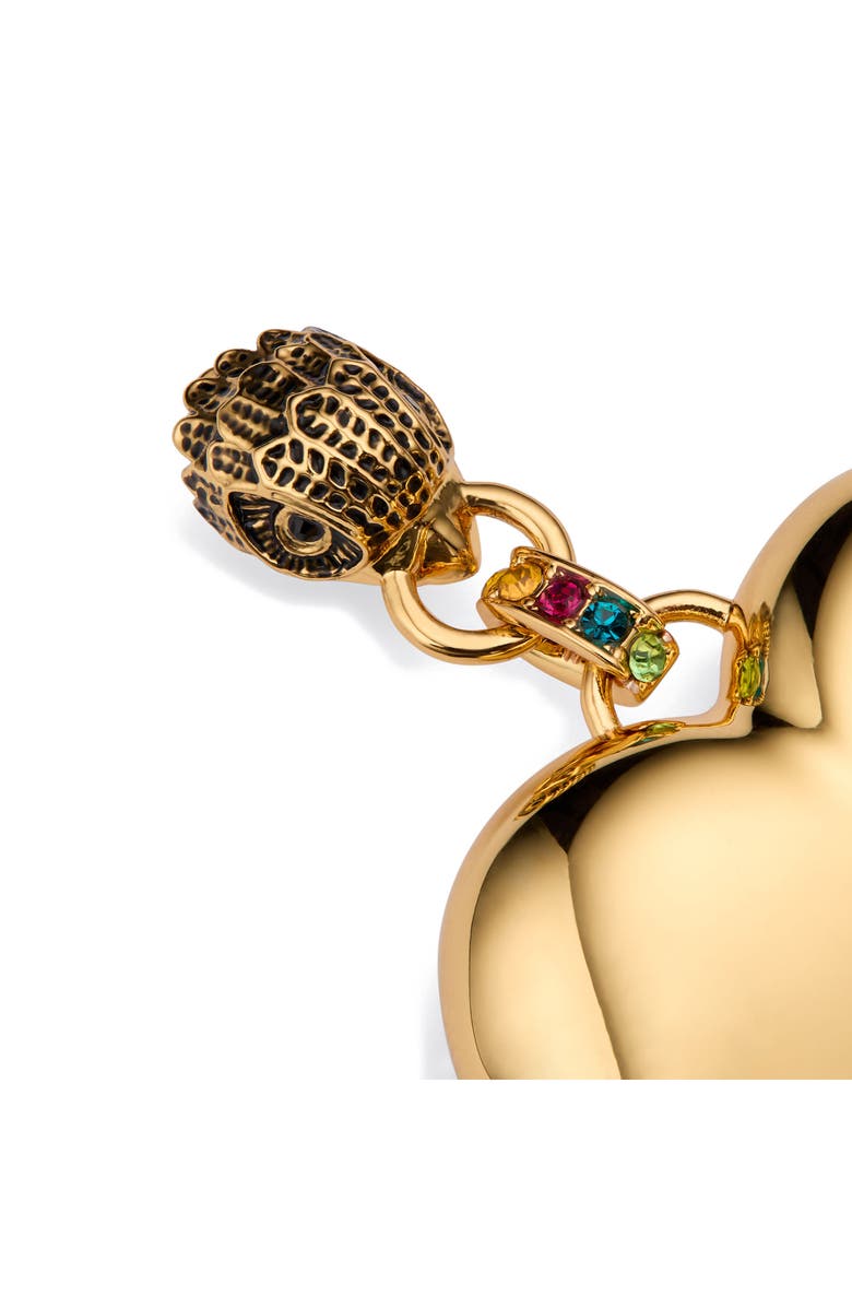 Kurt Geiger London Statement Heart Drop Earrings, Alternate, color, Gold