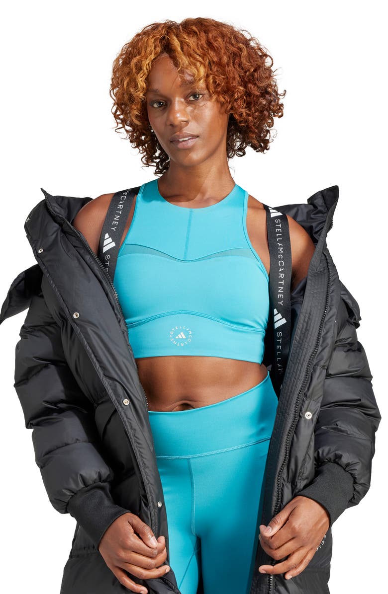 adidas by Stella McCartney Longline WIND.RDY Puffer Jacket, Alternate, color, 