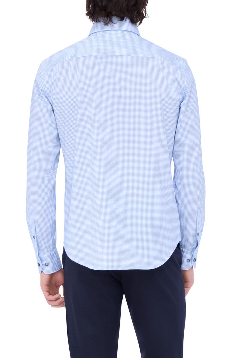 Bugatchi James OoohCotton<sup>®</sup> Button-Up Shirt, Alternate, color, Air Blue
