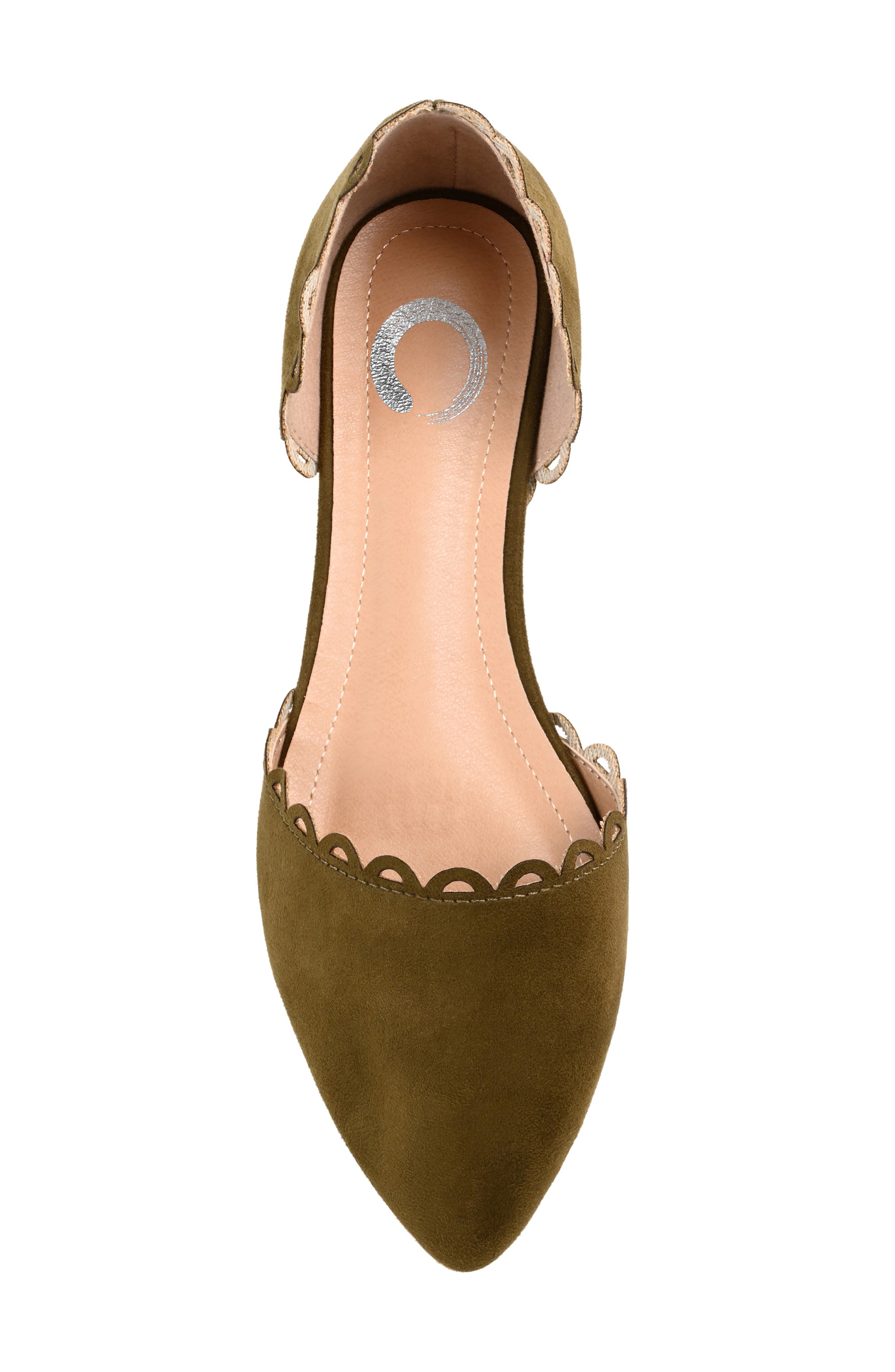 Journee Collection JOURNEE Jezlin Flat, Alternate, color, Green