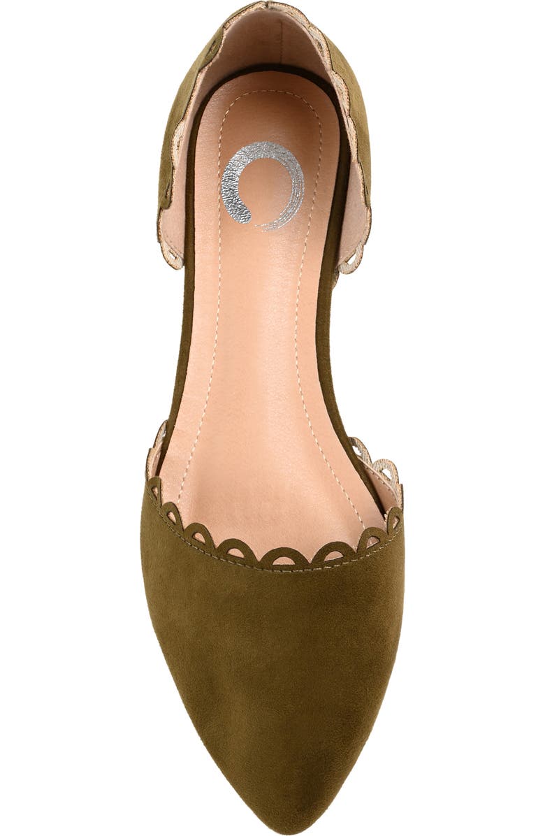 Journee Collection JOURNEE Jezlin Flat, Alternate, color, Green