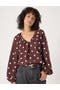 selected Polka Dot Brown