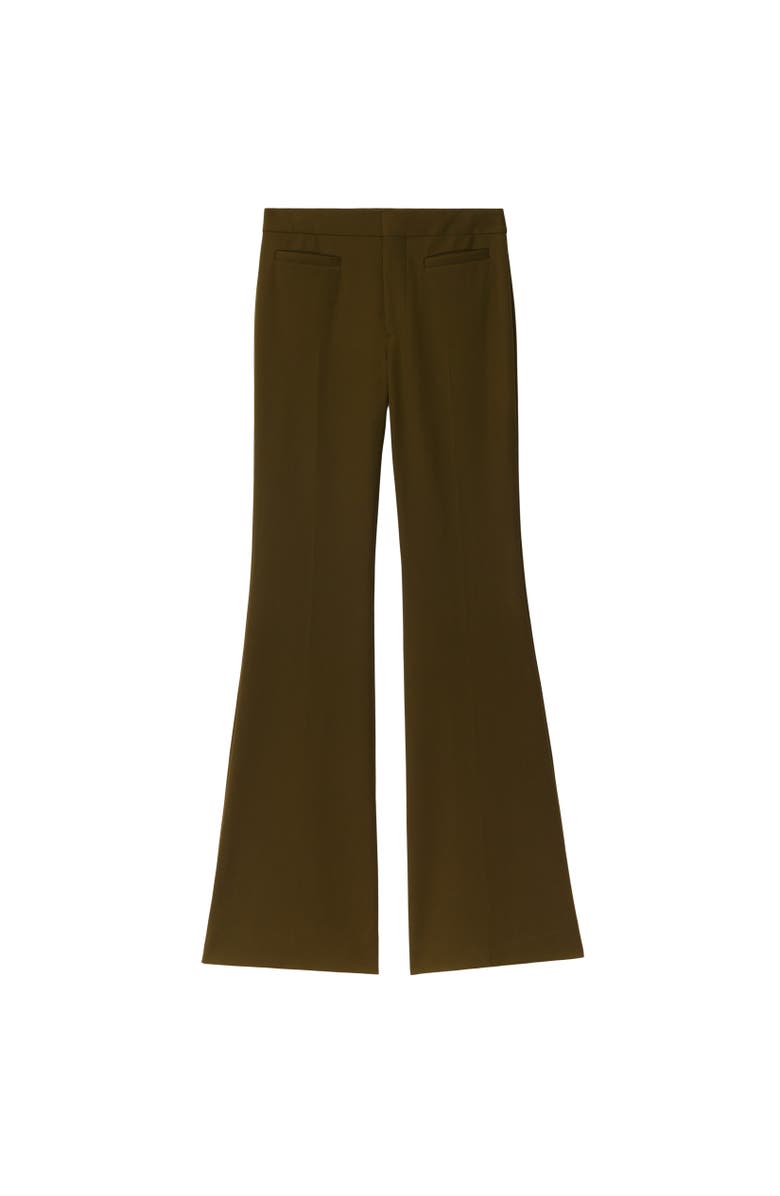 Burberry Nylon Wool Blend Tailored Trousers, Alternate, color, Furrow