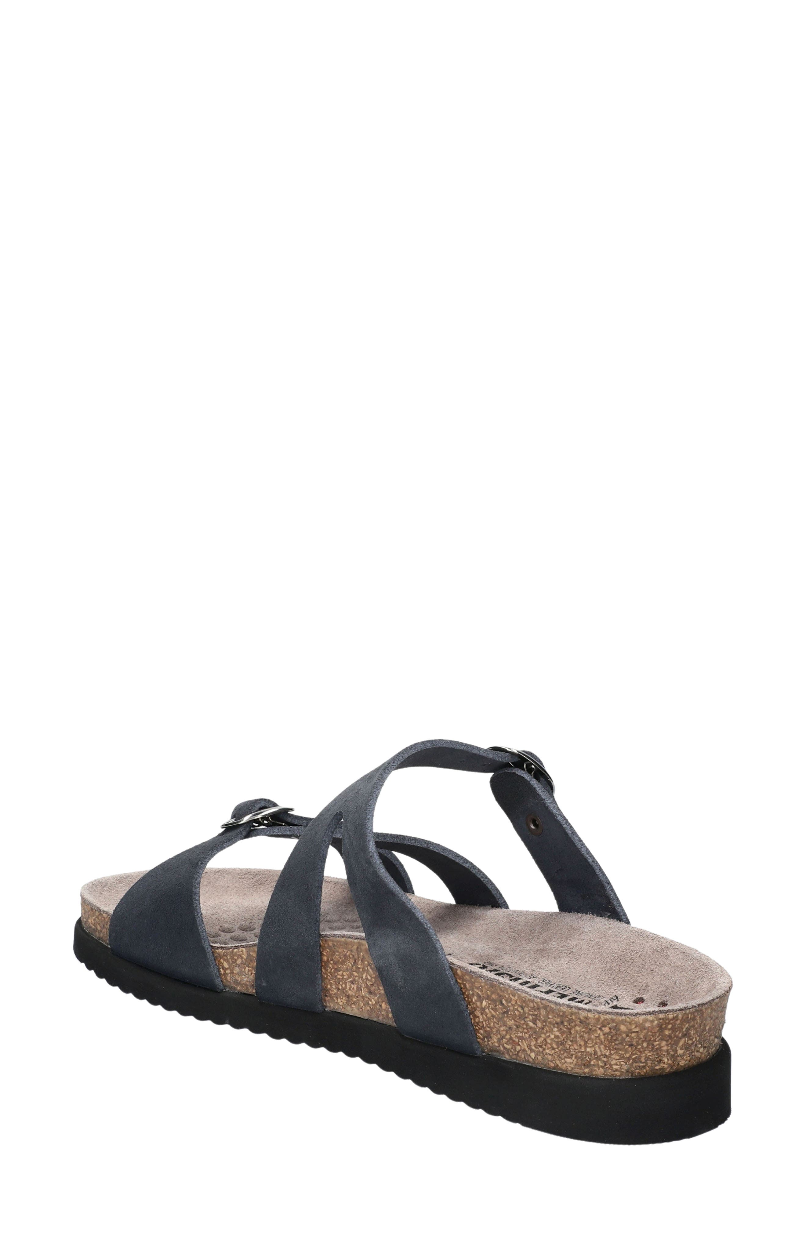 'Hannel' Sandal, Alternate, color, DEEP BLUE