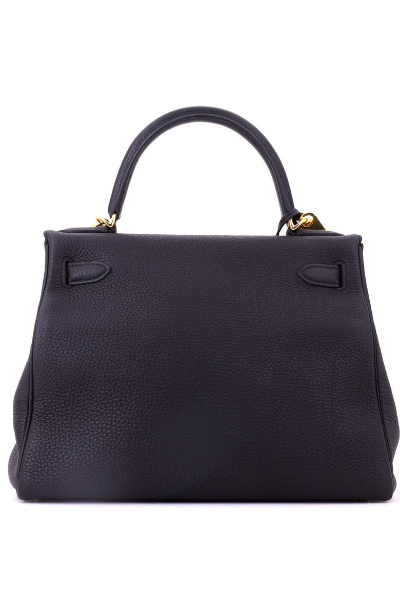 Pre-Owned Hermes Kelly Handbag Black Togo with Gold Hardware 28, Alternate, color, Noir