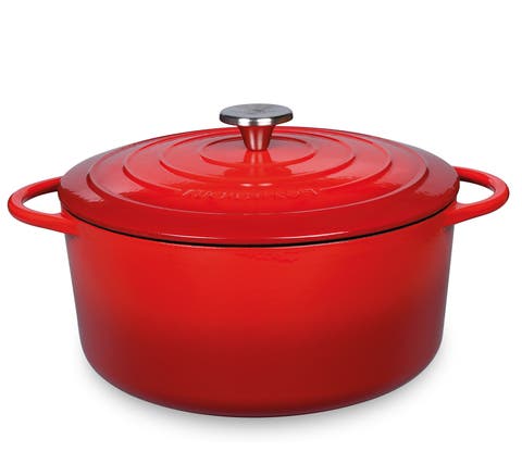 Provence Enameled Cast Iron Round Dutch Oven, 11" dia., 7 qt