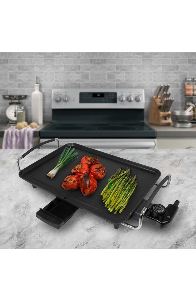 Better Chef Non-Stick Electric Griddle, Alternate, color, Black