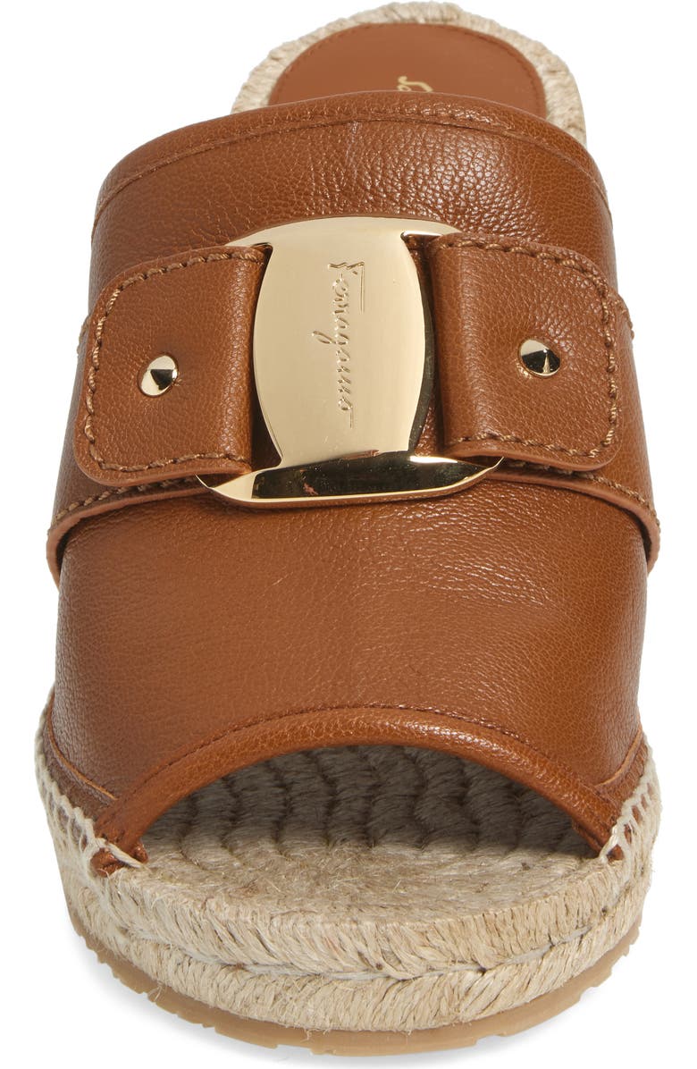 FERRAGAMO Espadrille Wedge Sandal, Alternate, color,