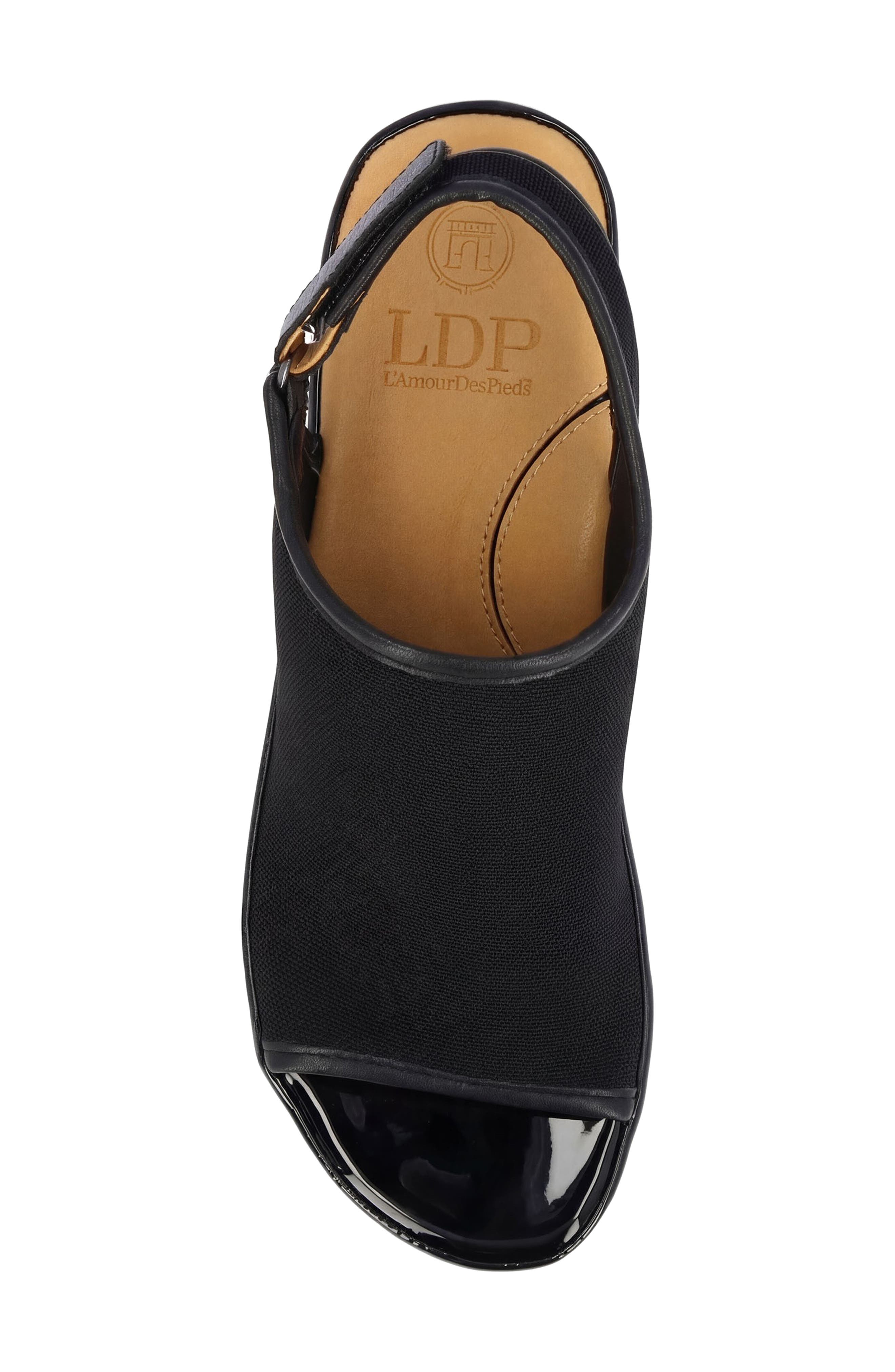 L'Amour des Pieds Ashwin Slingback Sandal, Alternate, color, Black