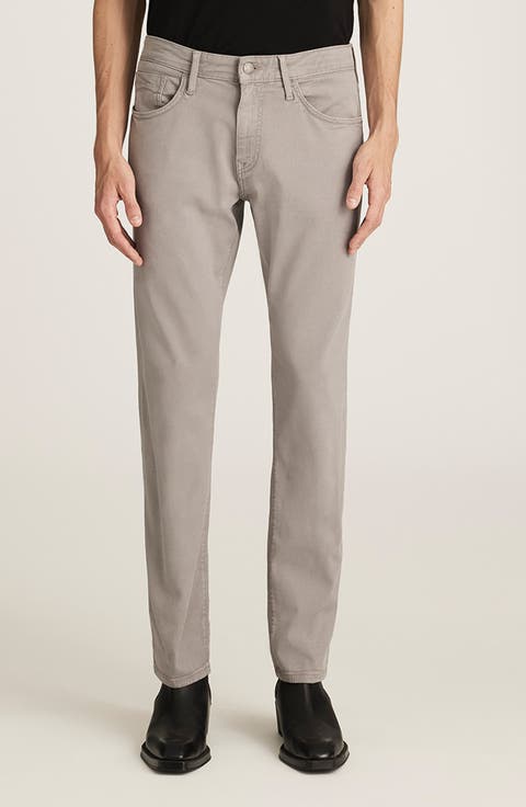 Marcus Slim Straight Leg Twill Pants (Shark Luxe Twill) (Regular & Tall)