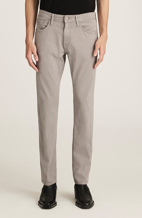 Mavi Jeans Marcus Slim Straight Leg Twill Pants In Gray