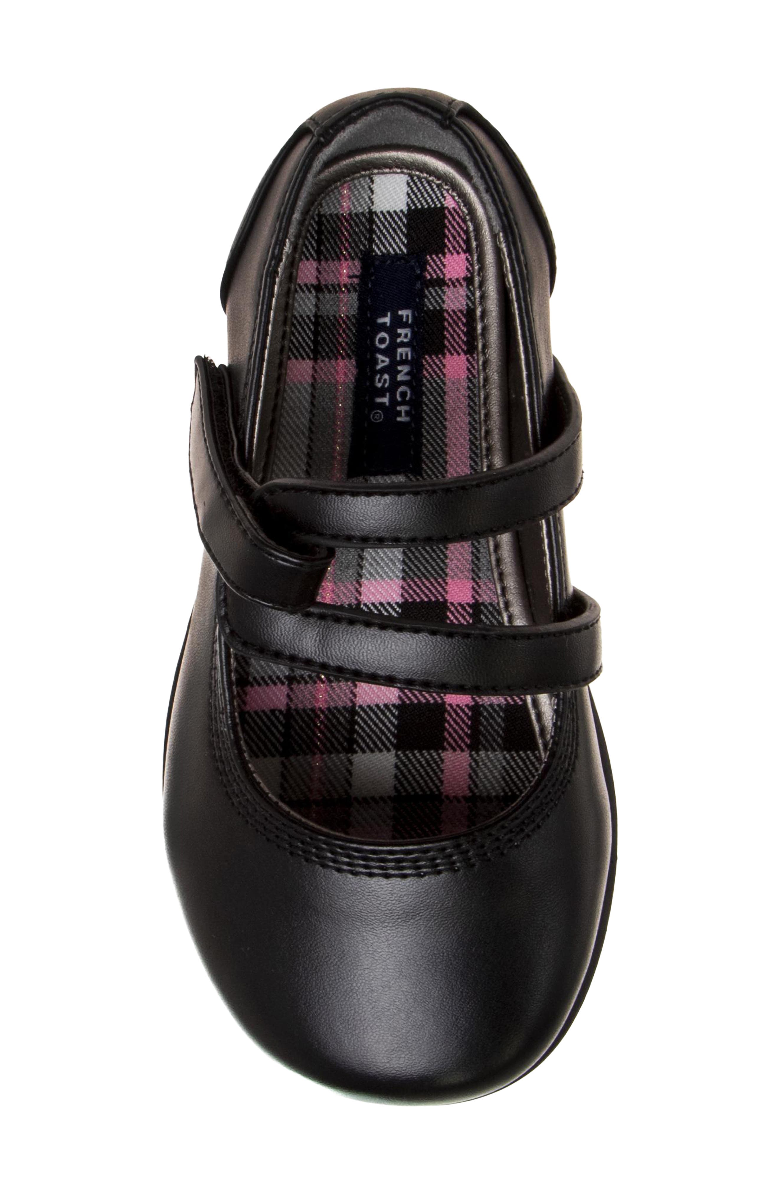 Kids' French Toast Mary Jane School Shoes, Alternate, color, BLACK
