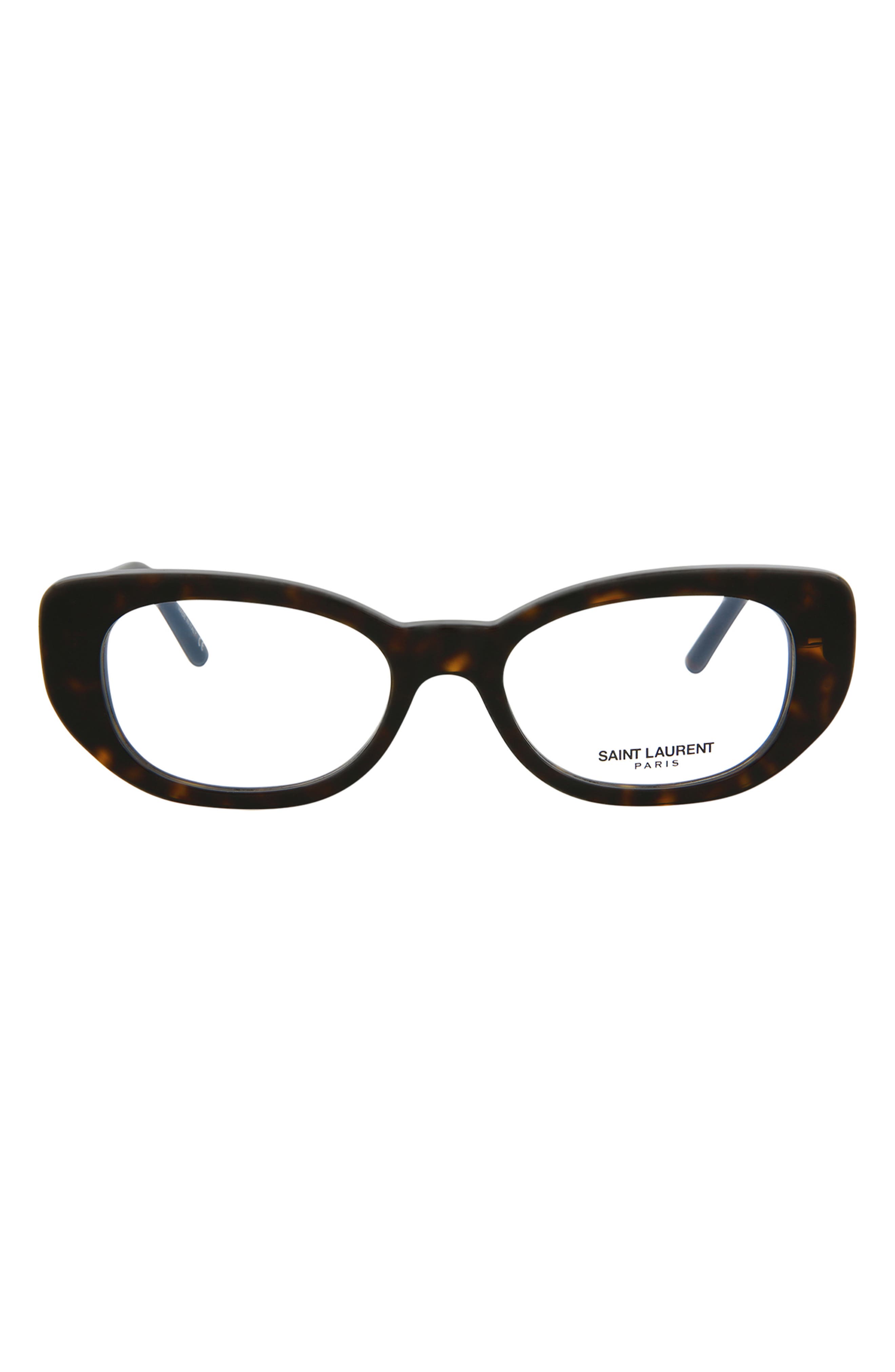 Saint Laurent 53mm Oval Optical Glasses