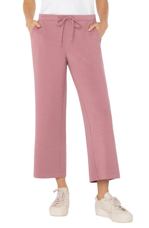 Crop Wide Leg Sweatpants