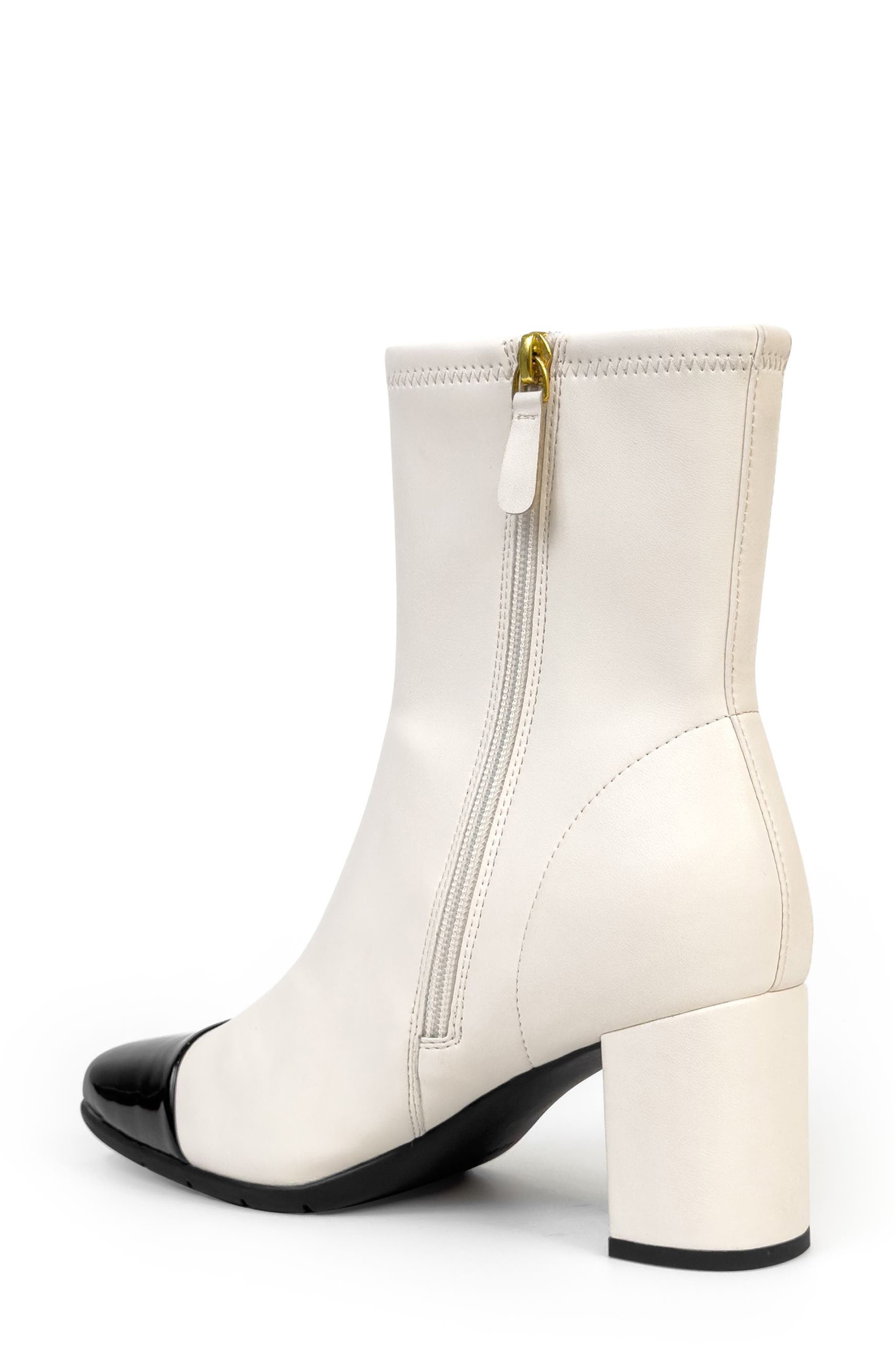 Miles Mid Calf Boot, Alternate, color, EGB EGGNOG / BLACK