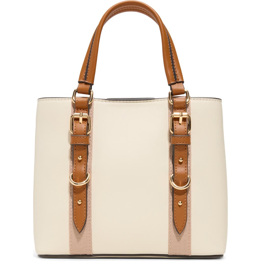 Aldo Maleah Faux Leather Satchel In Neutral