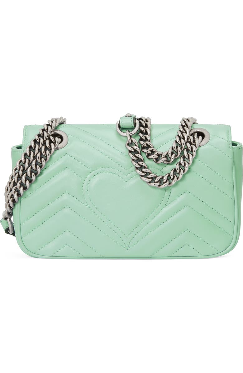 Gucci Mini GG 2.0 Matelassé Leather Shoulder Bag, Alternate, color,