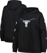FANATICS Women's Fanatics Black Texas Longhorns Plus Size Sleeve Hit Pullover Hoodie