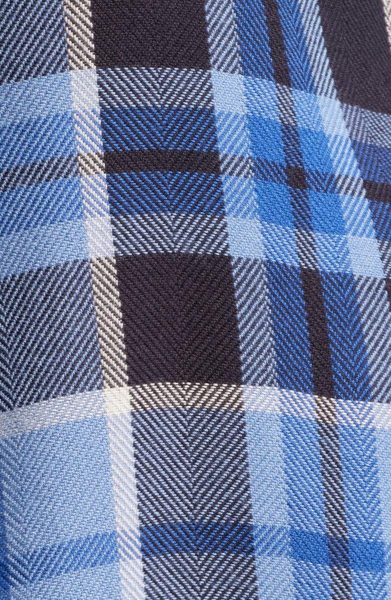 Rails Malin Windowpane Plaid Snap-Up Shirt, Alternate, color, Midnight Blue White