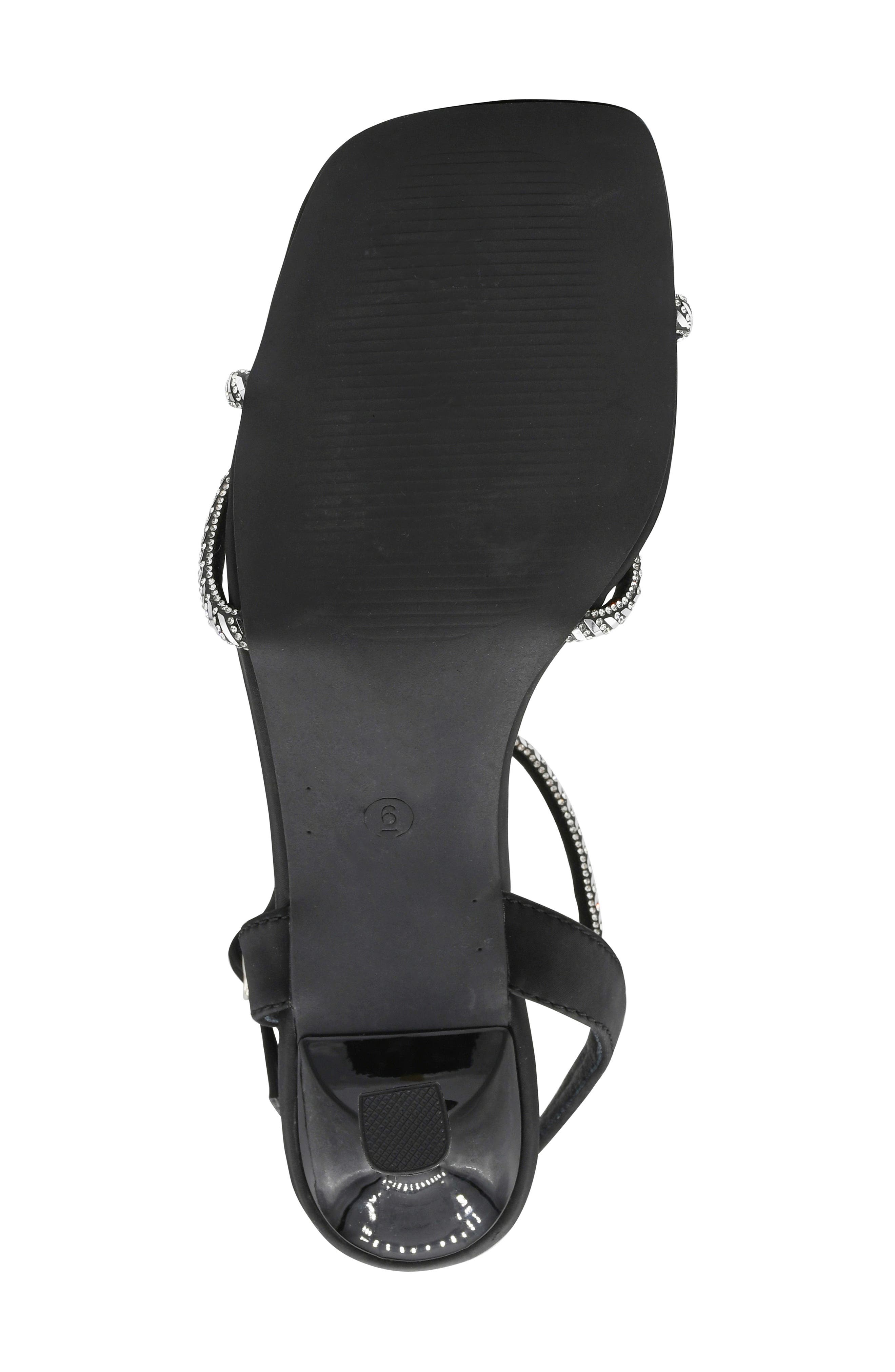 Touch Ups Sunny Ankle Strap Sandal, Alternate, color, Black