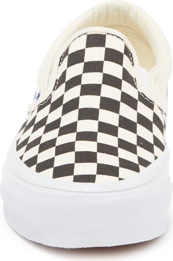 Vans slip on checkerboard shops premium