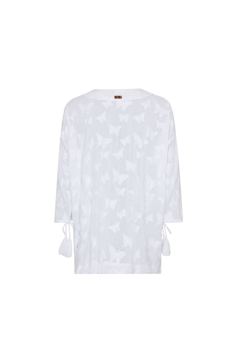 Vilebrequin Women's Disco Butterflies Rayon Dress, Alternate, color, Blanc