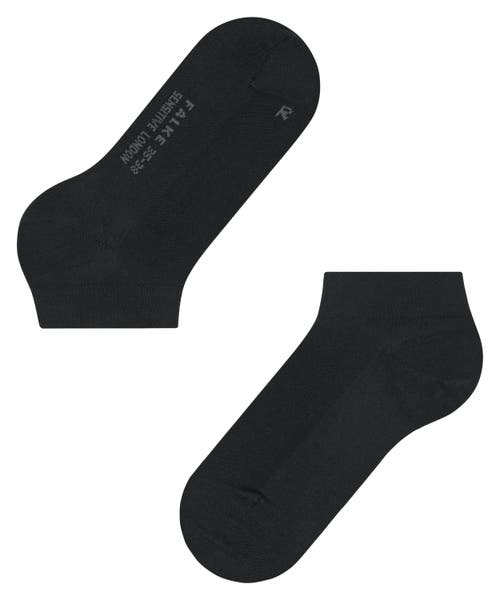 Falke Sensitive London Sneaker Socks For Diabetics In Black