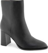Christian Siriano Weyton Croc Embossed Faux Leather Bootie