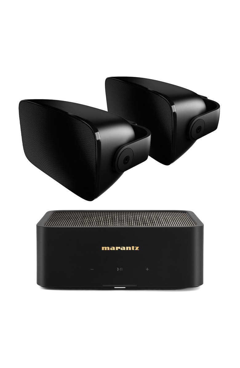 Bowers & Wilkins AM-1 2 Channel Stereo Outdoor System, Main, color, Black