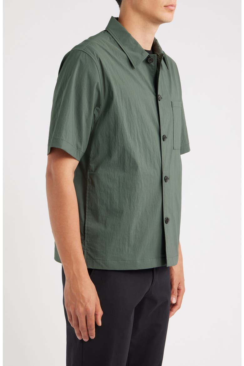 Short Sleeve Button-Up Shirt, Alternate, color, PINE GROVE