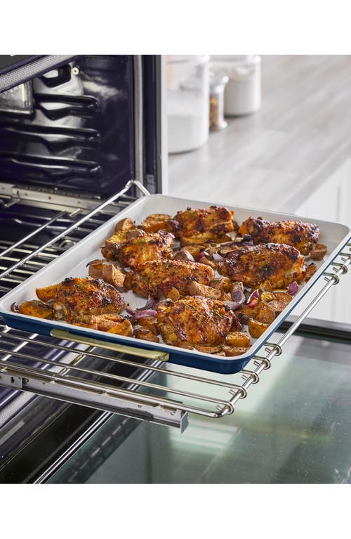 Greenpan Reserve Healthy Ceramic Nonstick Bakeware Quarter Sheet Pan In Blue