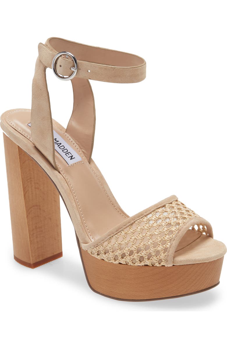 Steve Madden McKinley Platform Block Heel Sandal, Main, color,