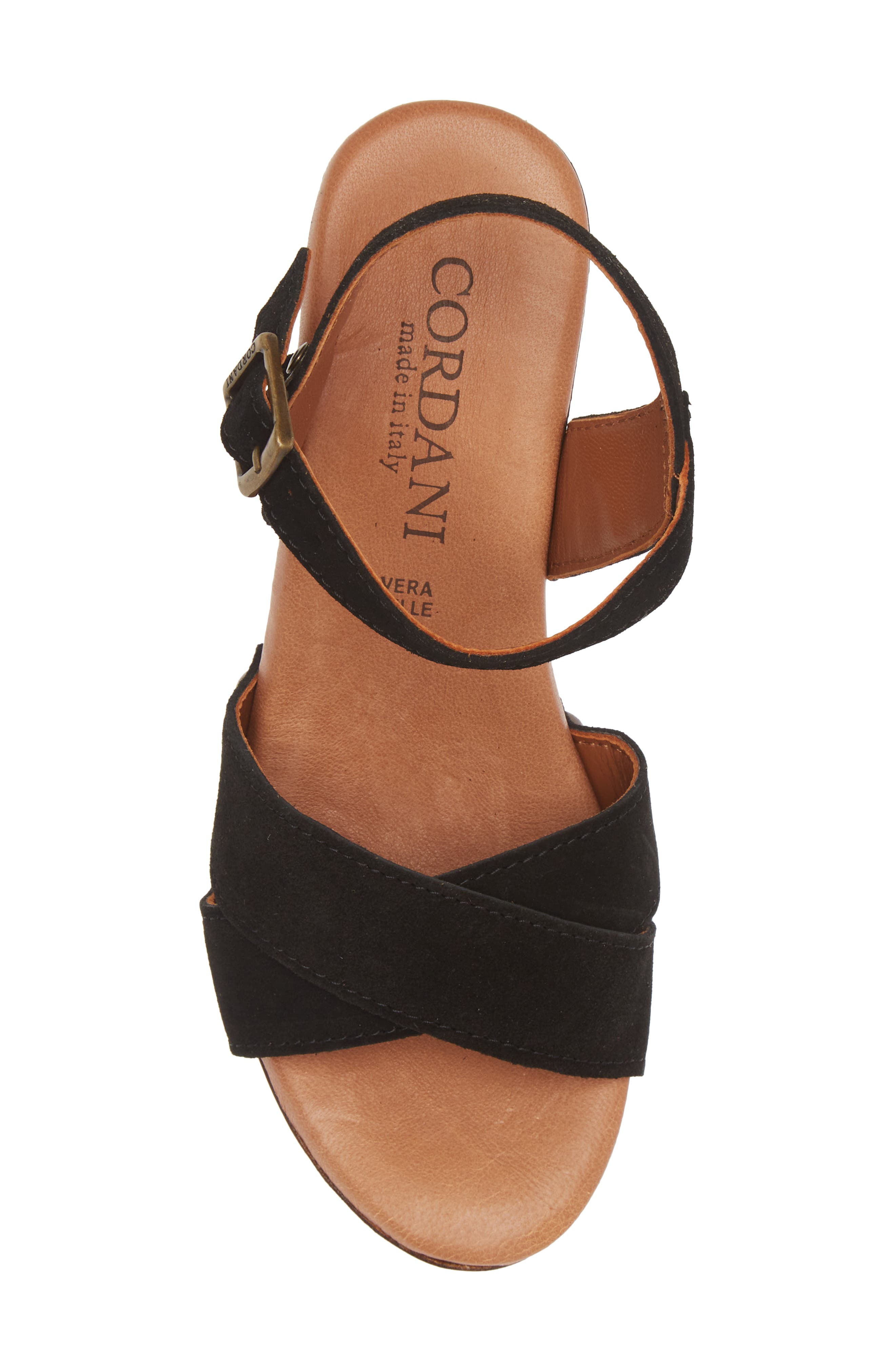 Cordani Wallis Platform Crisscross Sandal, Alternate, color, 