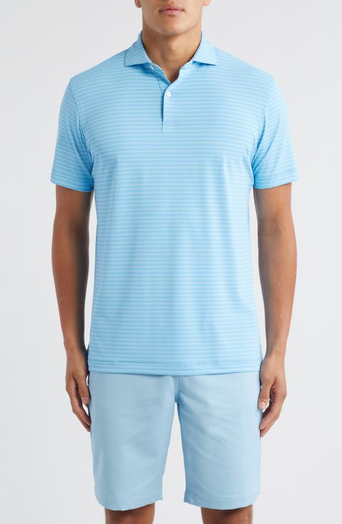Bridge Stripe Performance Jersey Polo
