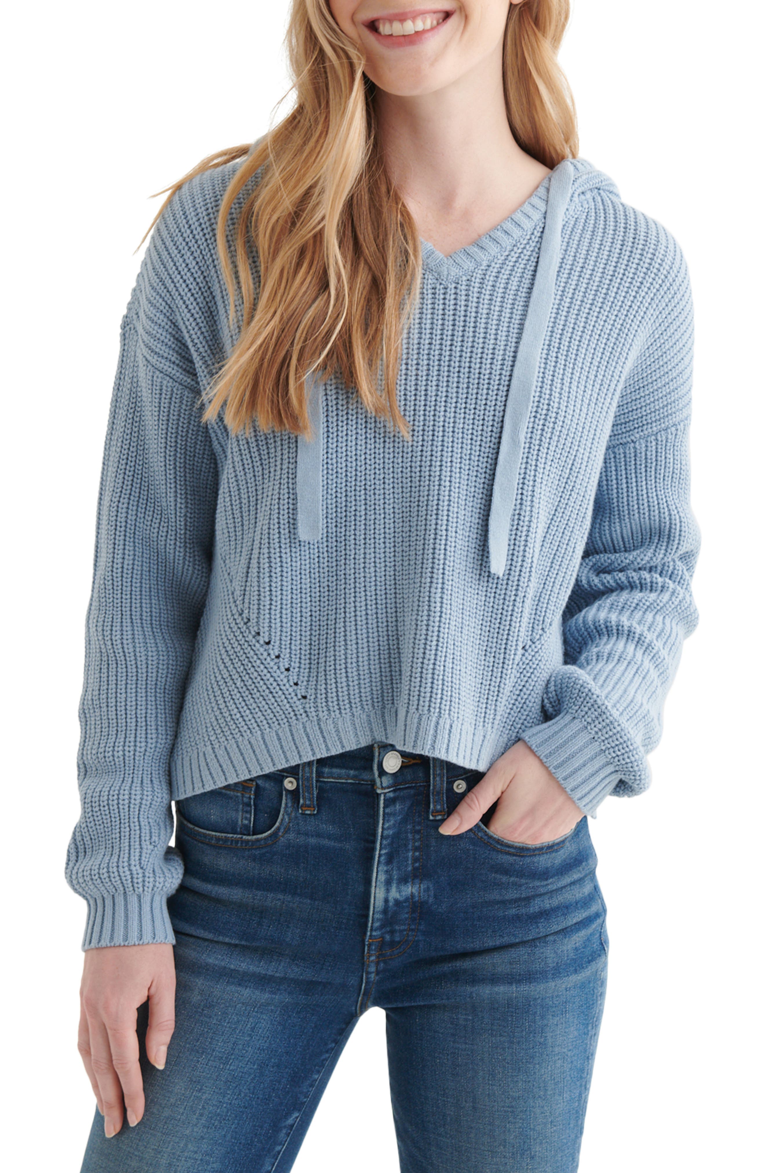 Lucky Brand Sweater Hoodie (Women) | Nordstrom