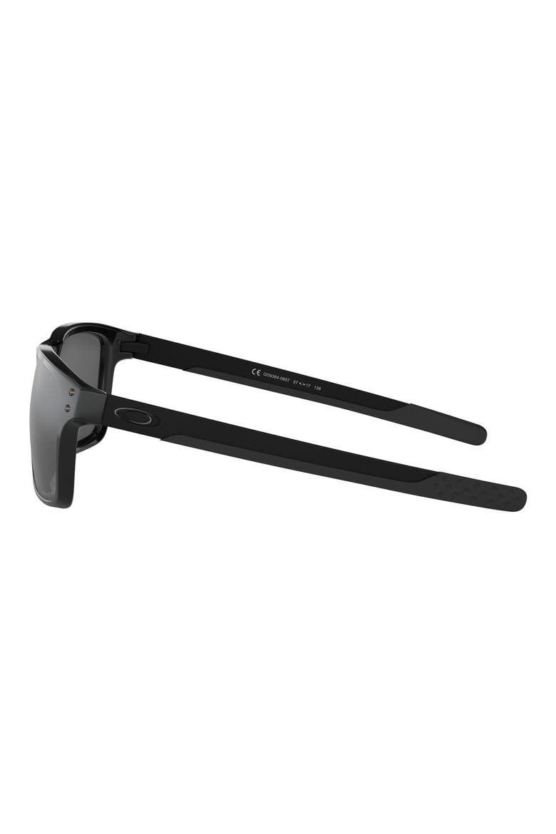 Holbrook™ Mix 57mm Prizm™ Polarized Square Sunglasses, Alternate, color, BLACK
