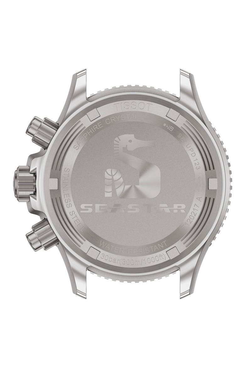 Seastar 1000 Chronograph Bracelet Watch, 38mm, Alternate, color, GREY GRADIENT