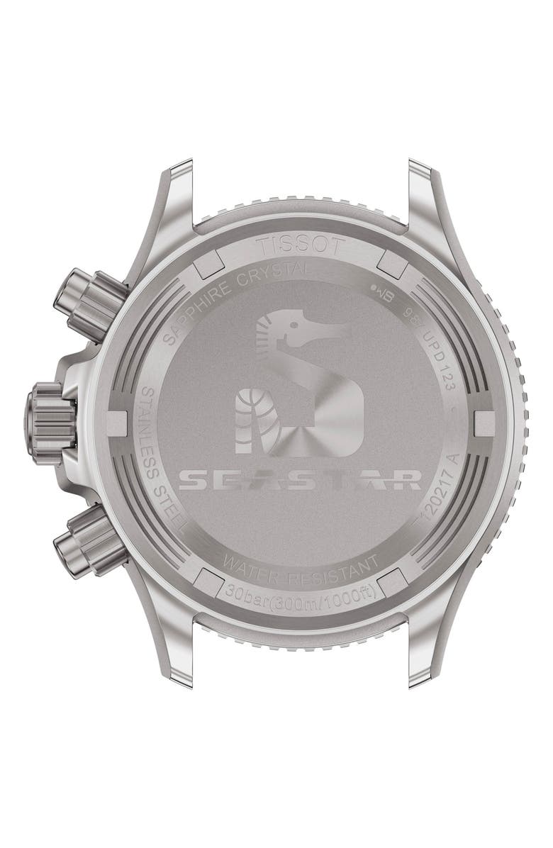 Tissot Seastar 1000 Chronograph Bracelet Watch, 38mm, Alternate, color, Grey Gradient