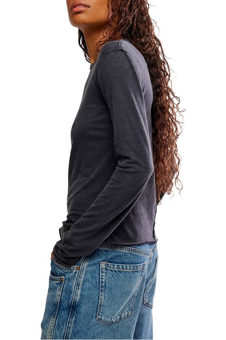 Nova Long Sleeve T-Shirt, Alternate, color, BLACK