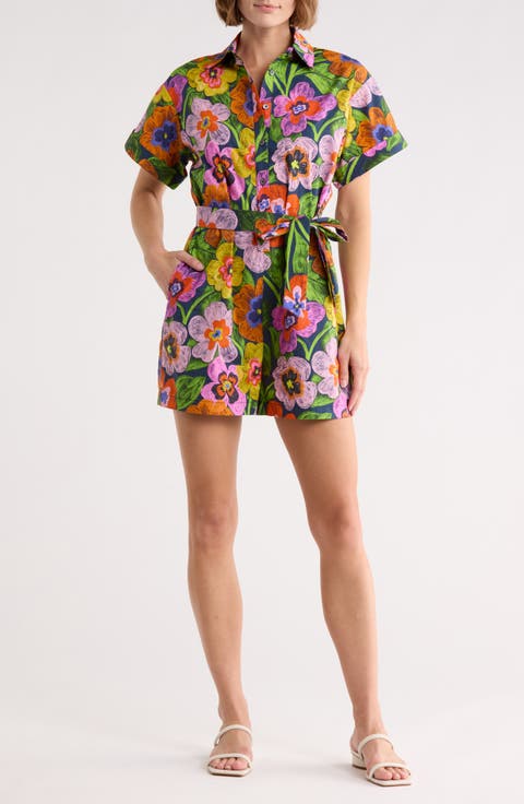 Eva Tie Waist Romper