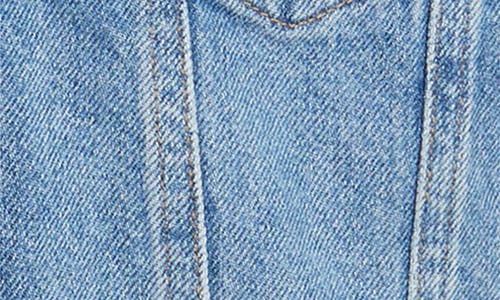 Mavi Jeans Luna Denim Trucker Jacket In Animal Print