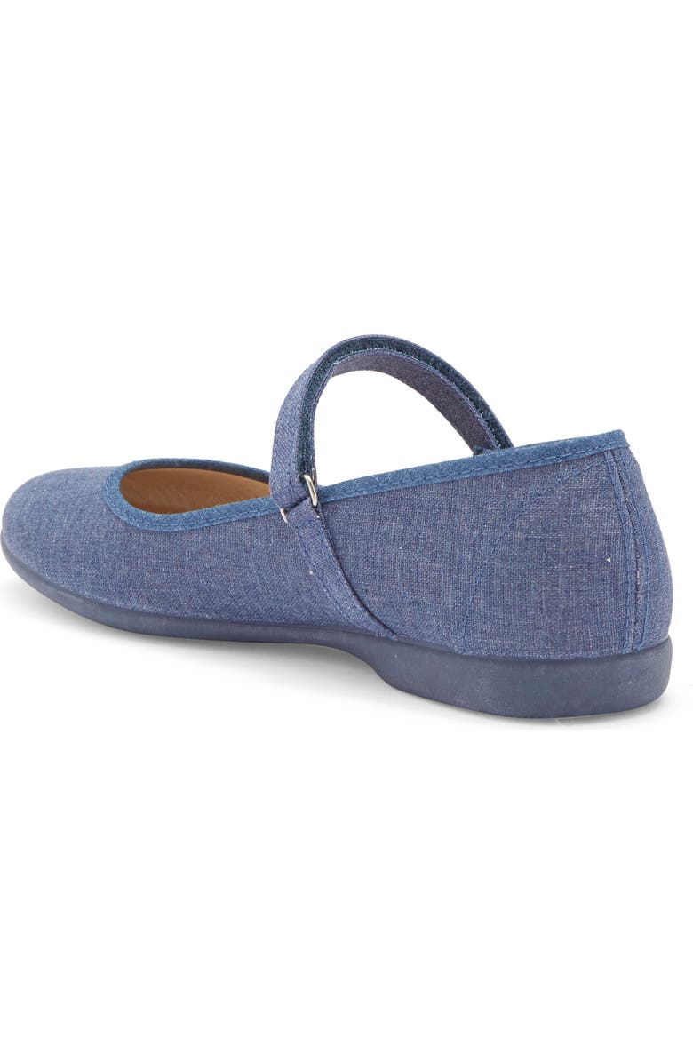 CHILDRENCHIC Kids' Alma Mary Jane Flat, Alternate, color, Denim Blue