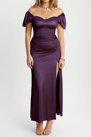 Popilush Shapewear Square Neck Slimming Sculpting Maxi Dress with Sleeves