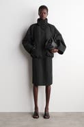 COS Gathered Pencil Skirt
