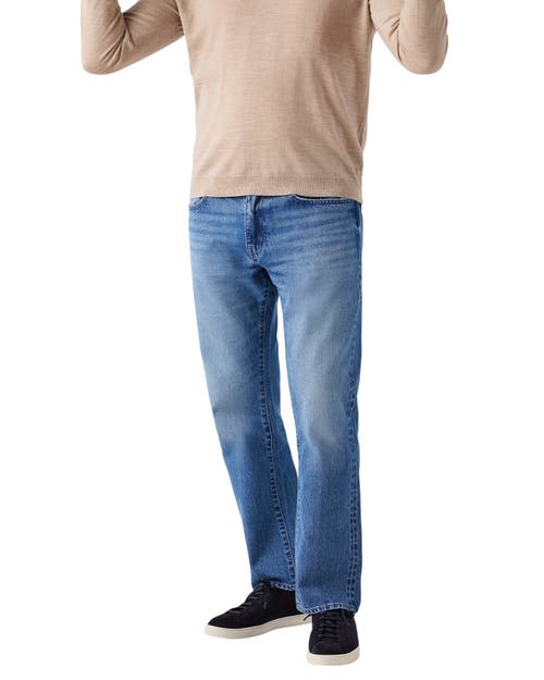 Robert Talbott Austin Selvedge 5-Pocket Pant in Medium Crease Rinse  product