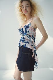 H&M High-waisted Denim Skort
