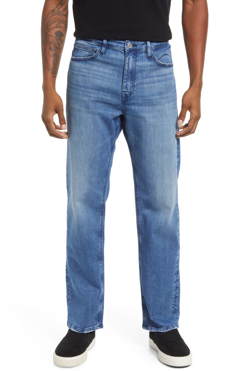 FRAME The Straight Leg Degradable Stretch Organic Cotton Jeans, Main, color,