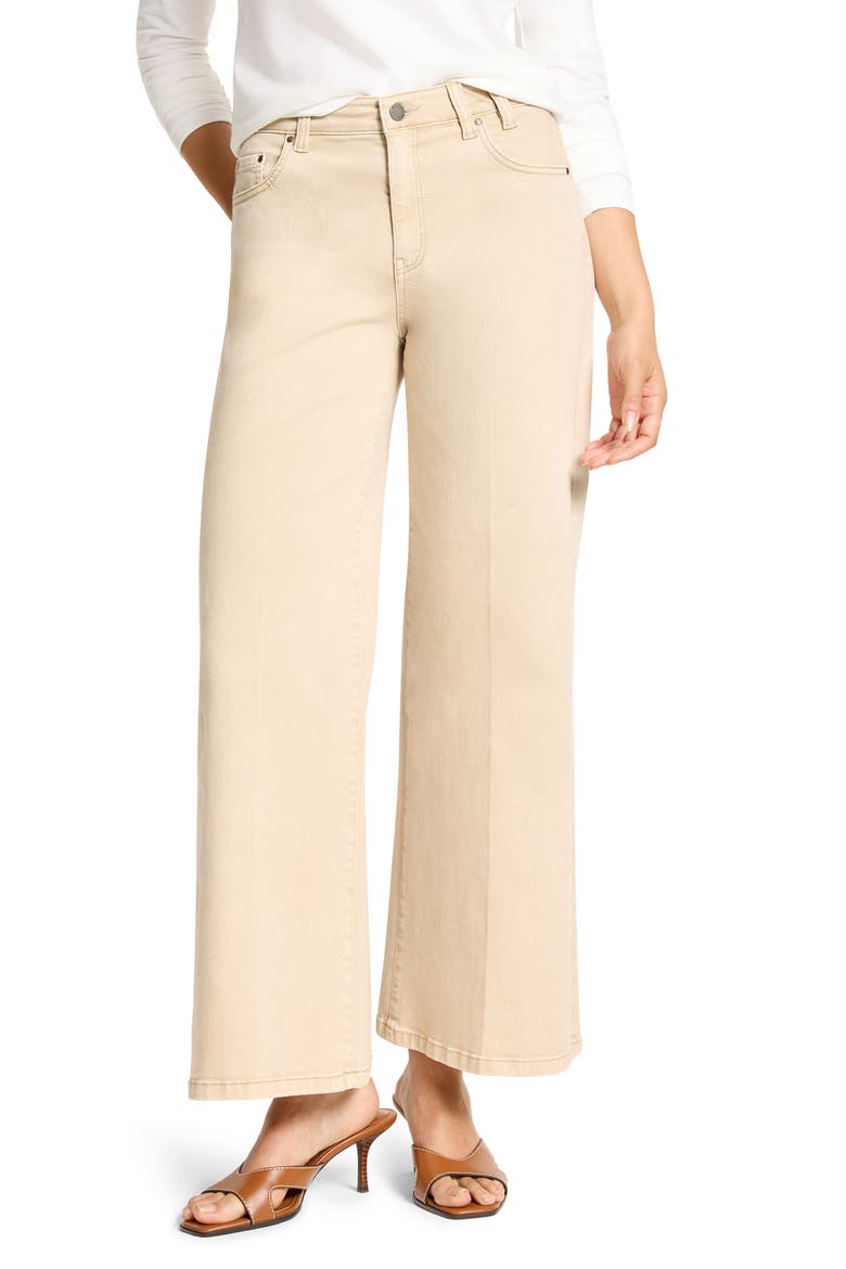 Joyride Ankle Boot Flare Leg Jeans, Main, color, LATTE