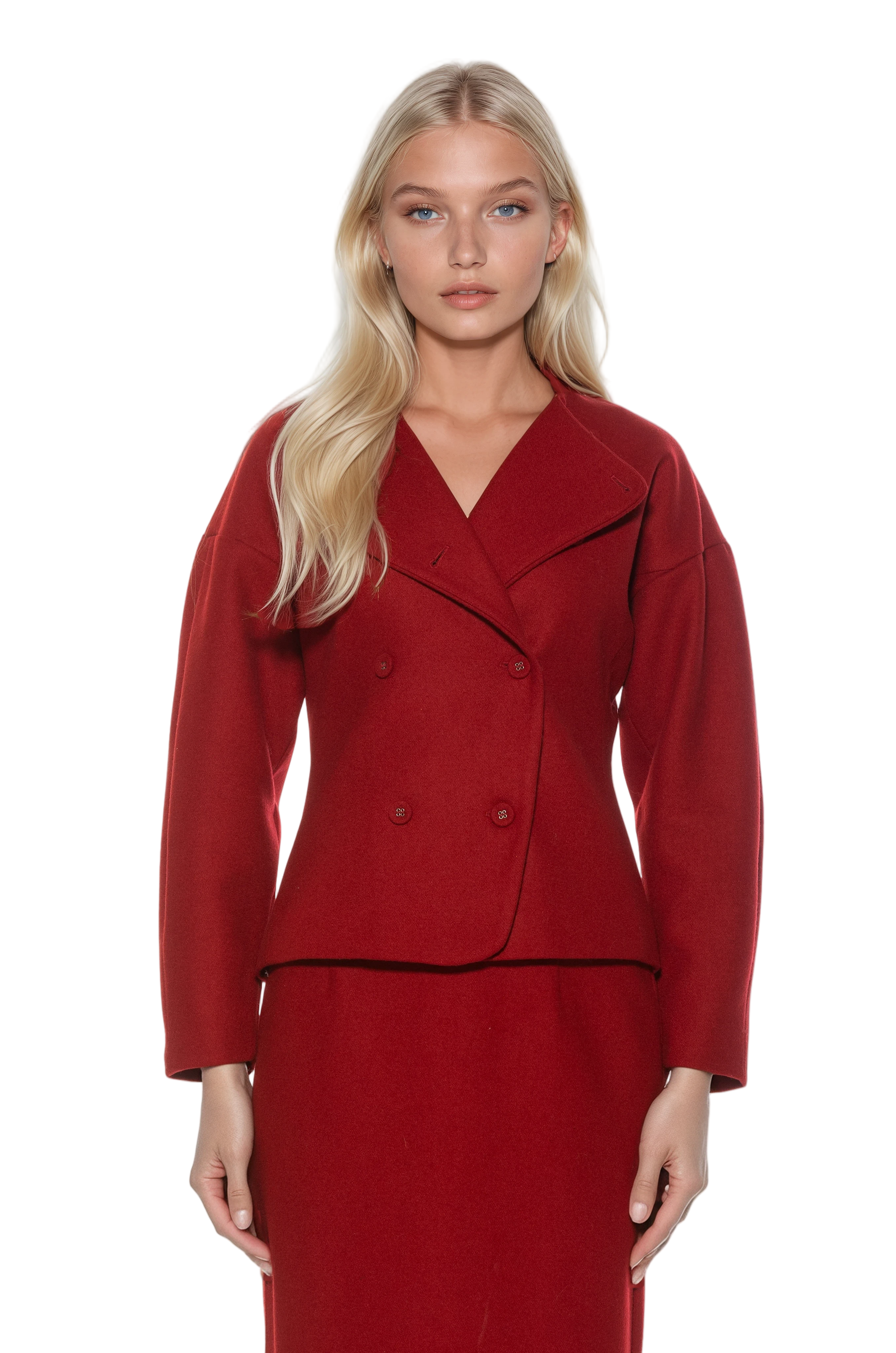 Soren Crewneck Rounded Sleeve Blazer - image 3