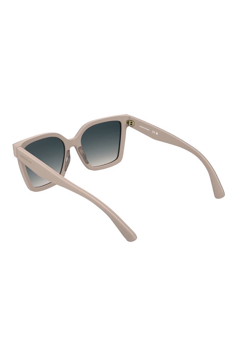 Roseau 55mm Modified Rectangular Sunglasses, Alternate, color, ROSE